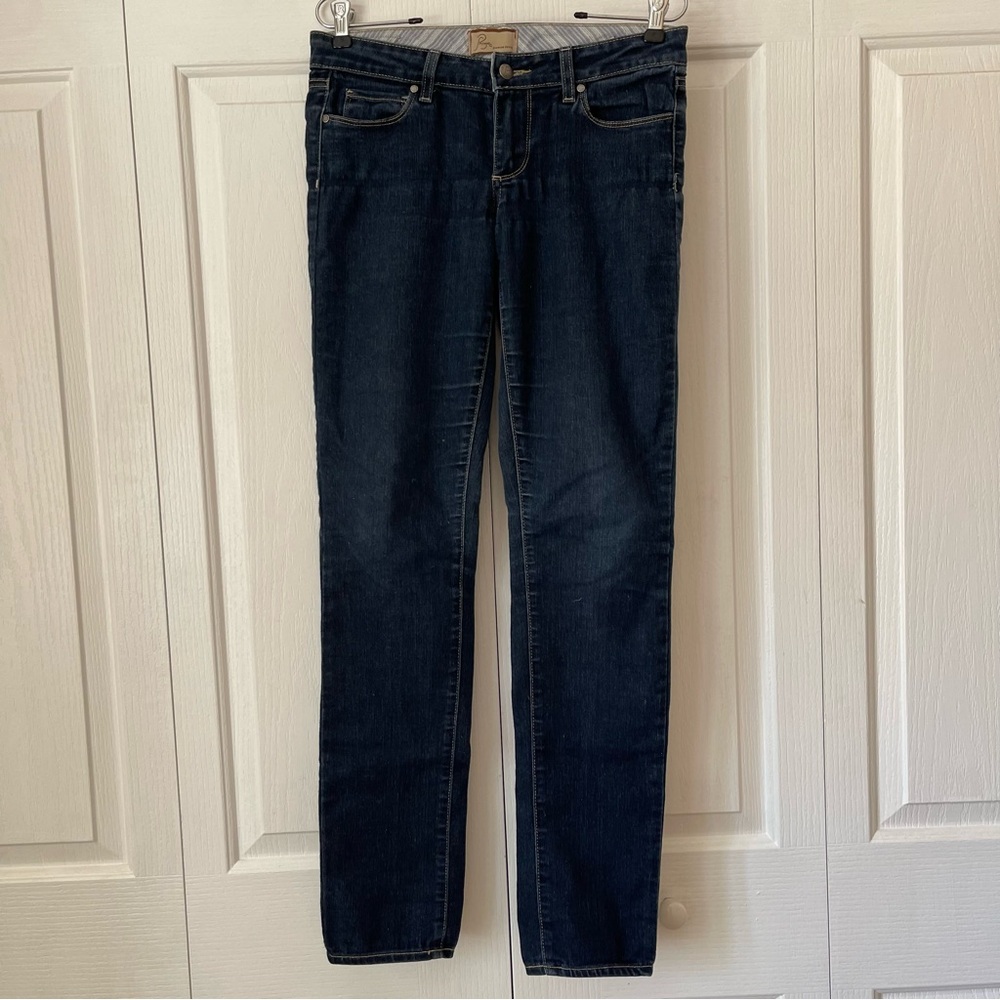 Paige Jeans, Premium denim, Made in USA, Women's, Blue, Peg Skinny, Size 26.